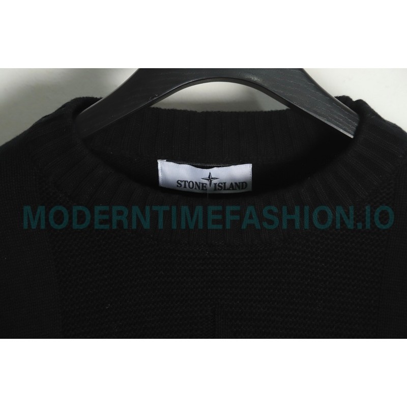 Stone Island - Jacquard Wool Blend Knit Sweater