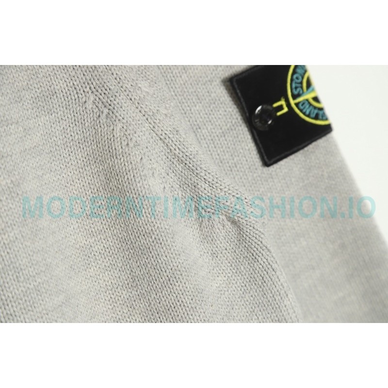 Stone Island - Jacquard Wool Blend Knit Sweater