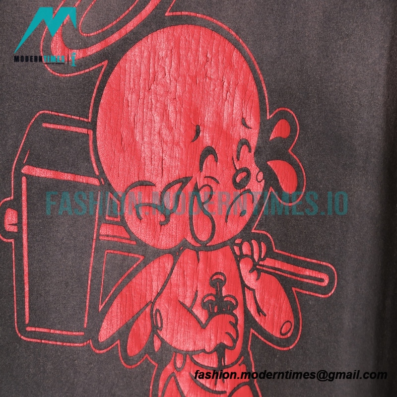 Saint Michael - Dark Madonna Printed Short-sleeved T-shirt