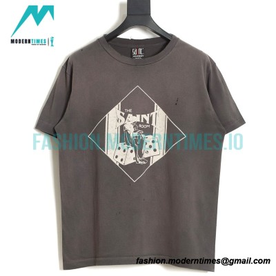  Saint Michael - White Ghost Pentacle Short-sleeved T-shirt