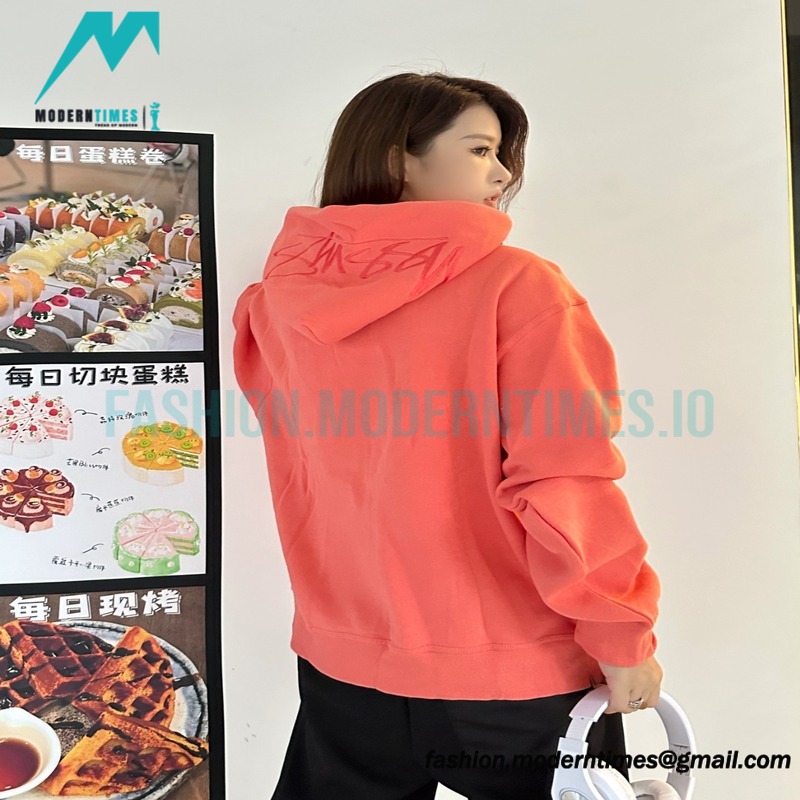 Stussy - Letter Logo Embroidered Hoodie