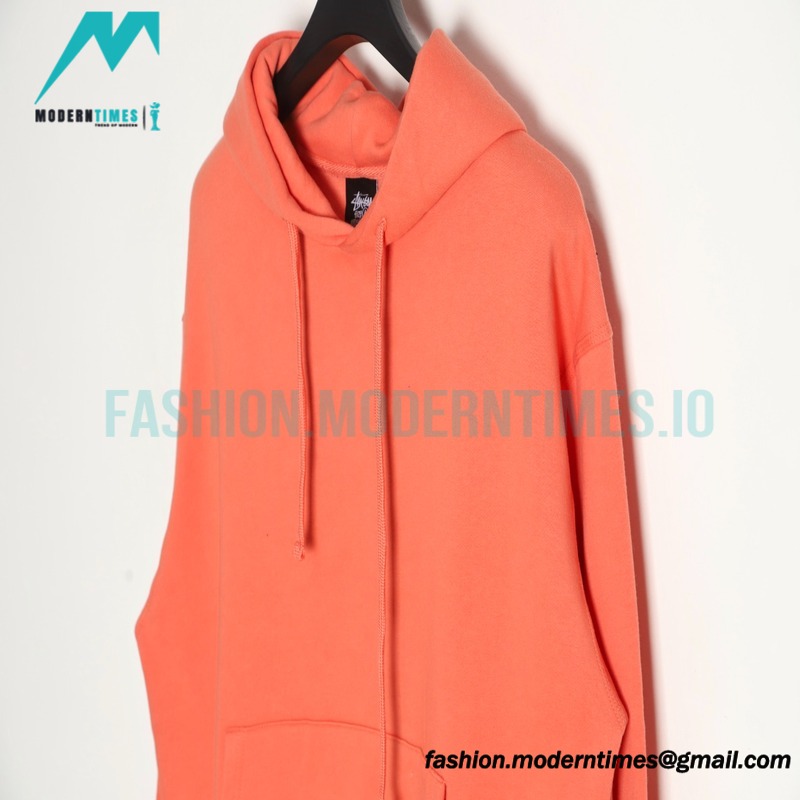 Stussy - Letter Logo Embroidered Hoodie
