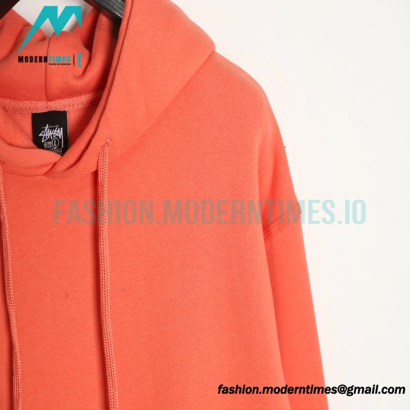 Stussy - Letter Logo Embroidered Hoodie