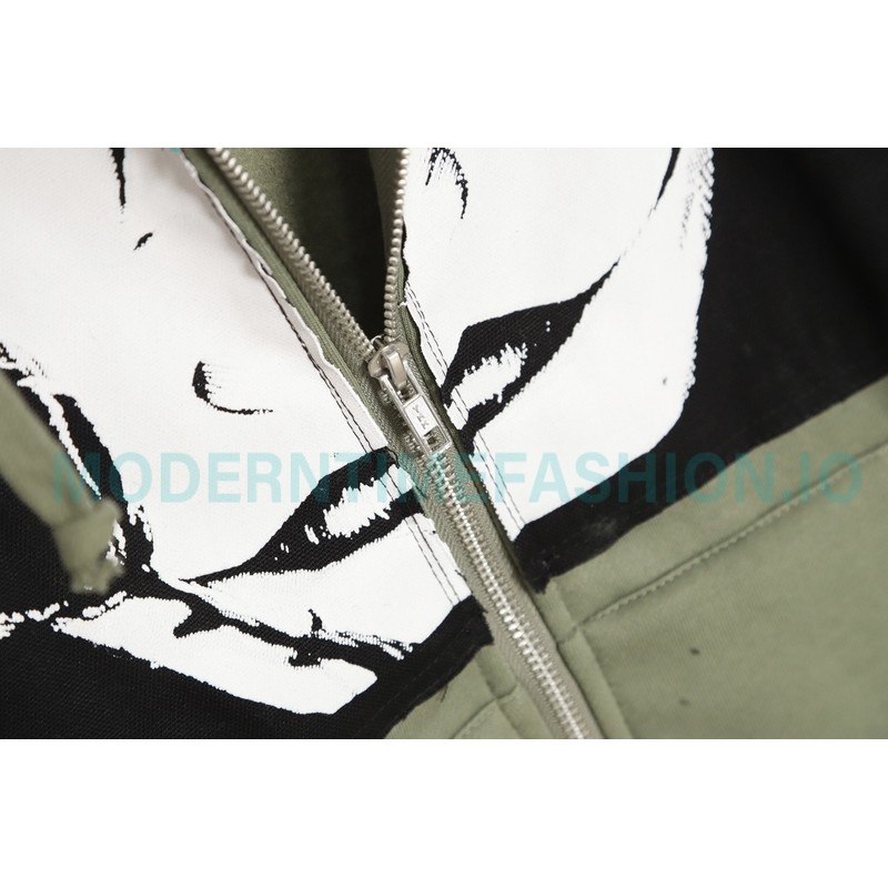 Supreme Week 4 - The Crow co-branded Zip Up Hooded Sweatshirt