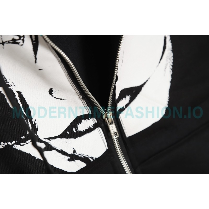 Supreme Week 4 - The Crow co-branded Zip Up Hooded Sweatshirt