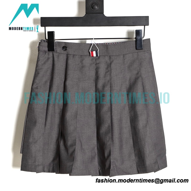 Thom Browne - 23SS Irregular Webbed Pleated Skirt
