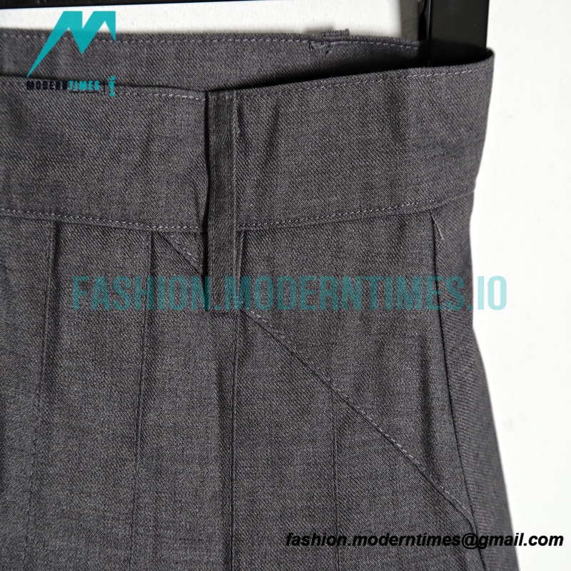  Thom Browne - 23SS Irregular Webbed Pleated Skirt