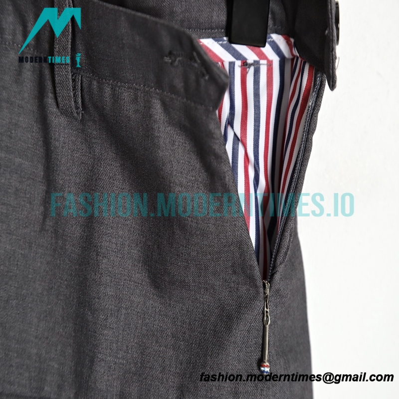  Thom Browne - 23SS Irregular Webbed Pleated Skirt
