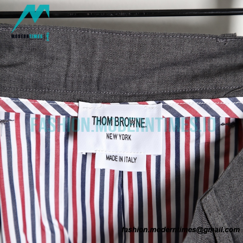  Thom Browne - 23SS Irregular Webbed Pleated Skirt
