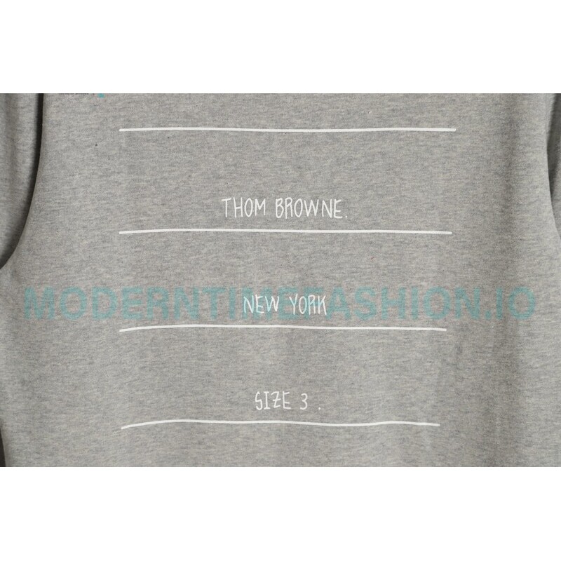 Thom Browne - Classic Back Digital Print Hoodie