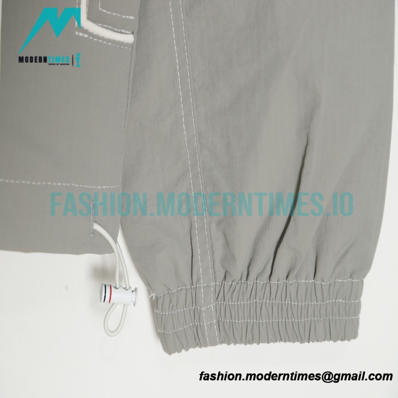 Thom Browne - Lines Nylon Woven Trench Coat