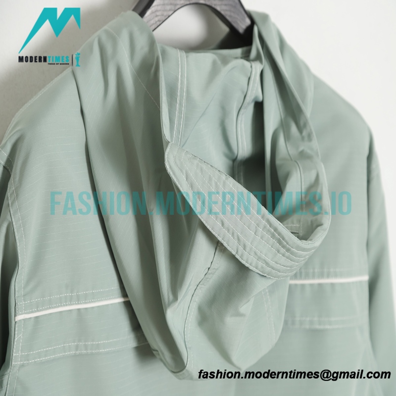 Thom Browne - Lines Nylon Woven Trench Coat