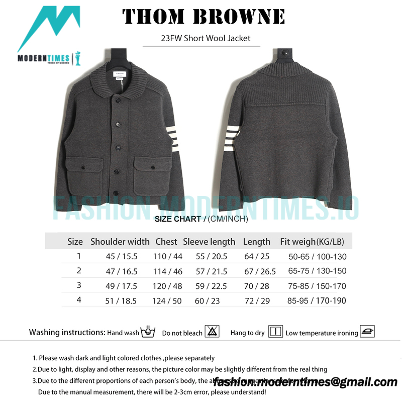 Thom Browne - 23FW Short Wool Jacket
