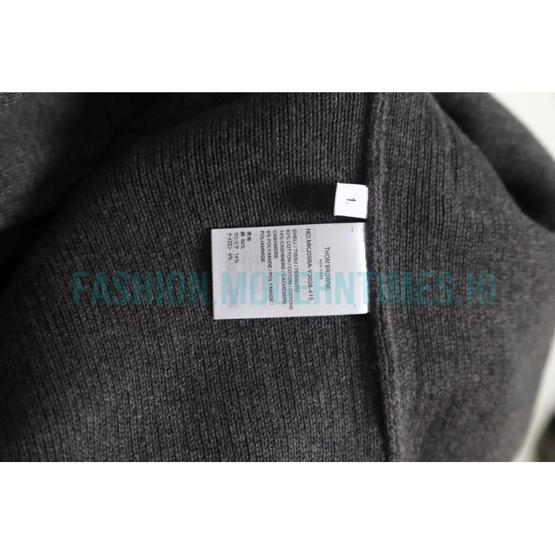 Thom Browne - 23FW Long Wool Jacket