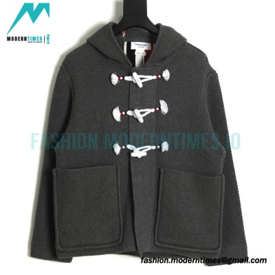 Thom Browne - 22FW Horn Button Hooded Jacket 