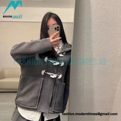 Thom Browne - 22FW Horn Button Hooded Jacket 