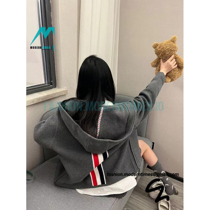 Thom Browne - 22FW Horn Button Hooded Jacket 
