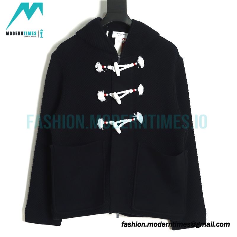 Thom Browne - 22FW Horn Button Hooded Jacket 