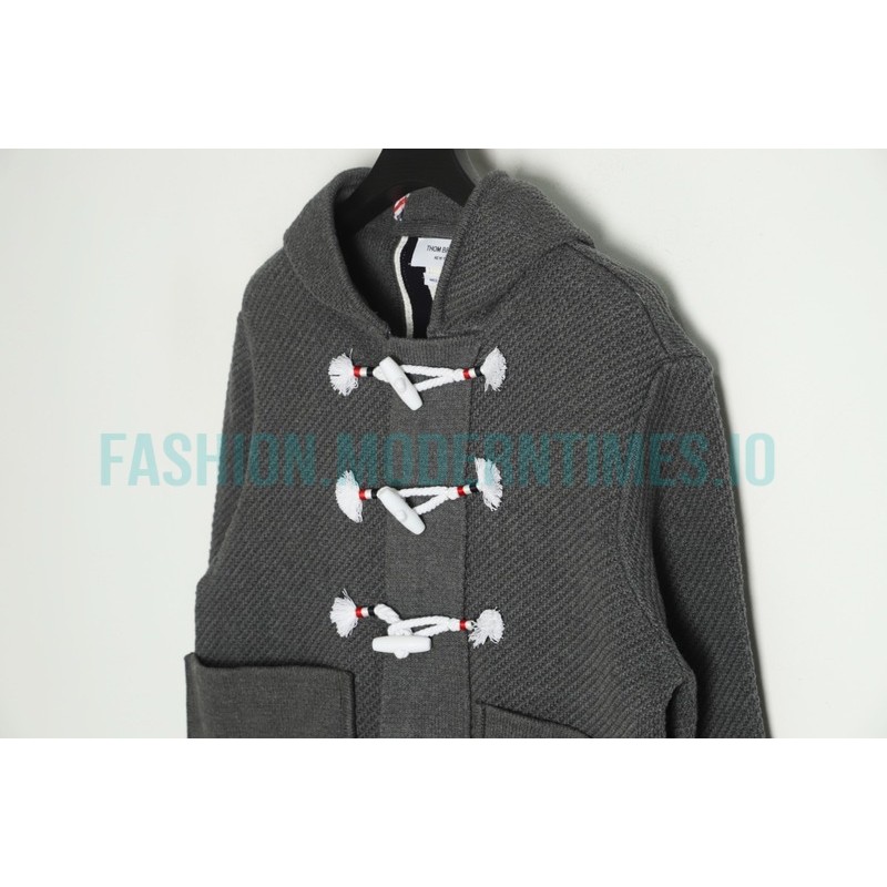Thom Browne - 22FW Horn Button Hooded Jacket 