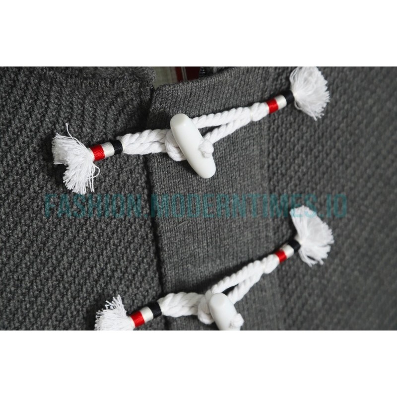 Thom Browne - 22FW Horn Button Hooded Jacket 