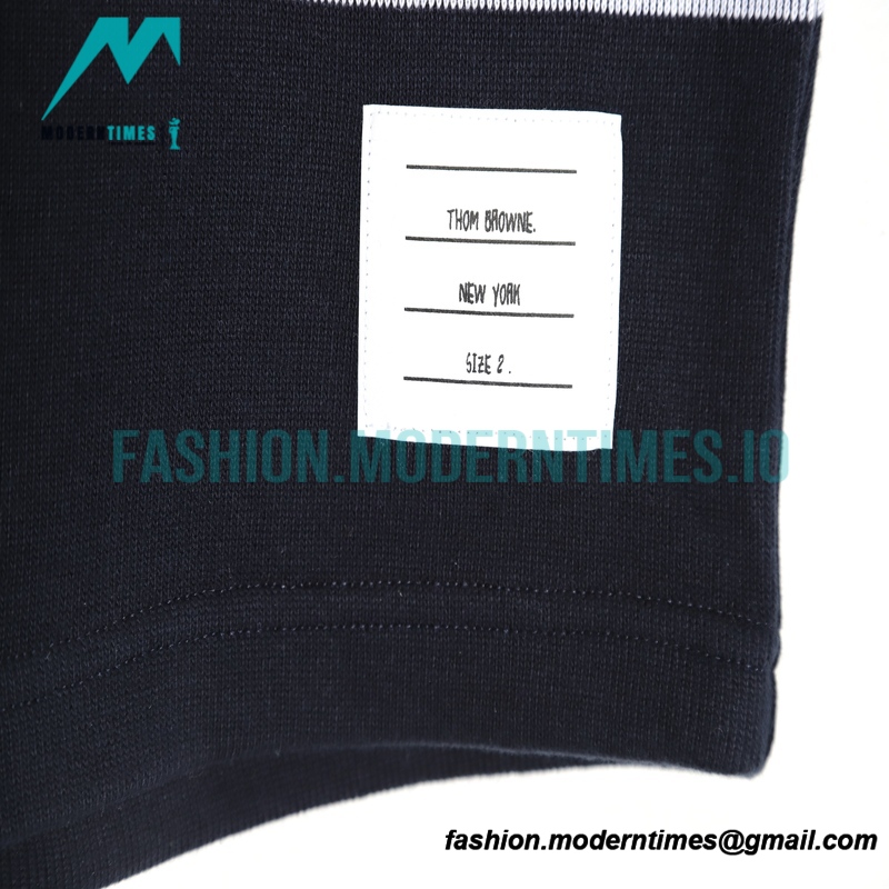 Thomas Browne - Knitted four-bar Shorts Pants
