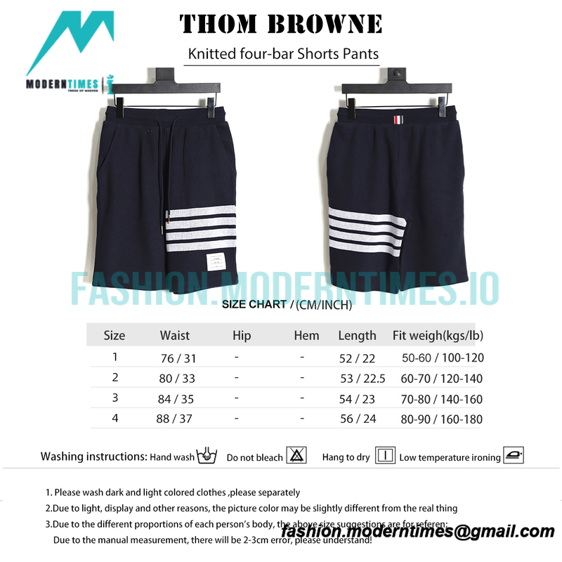 Thomas Browne - Knitted four-bar Shorts Pants