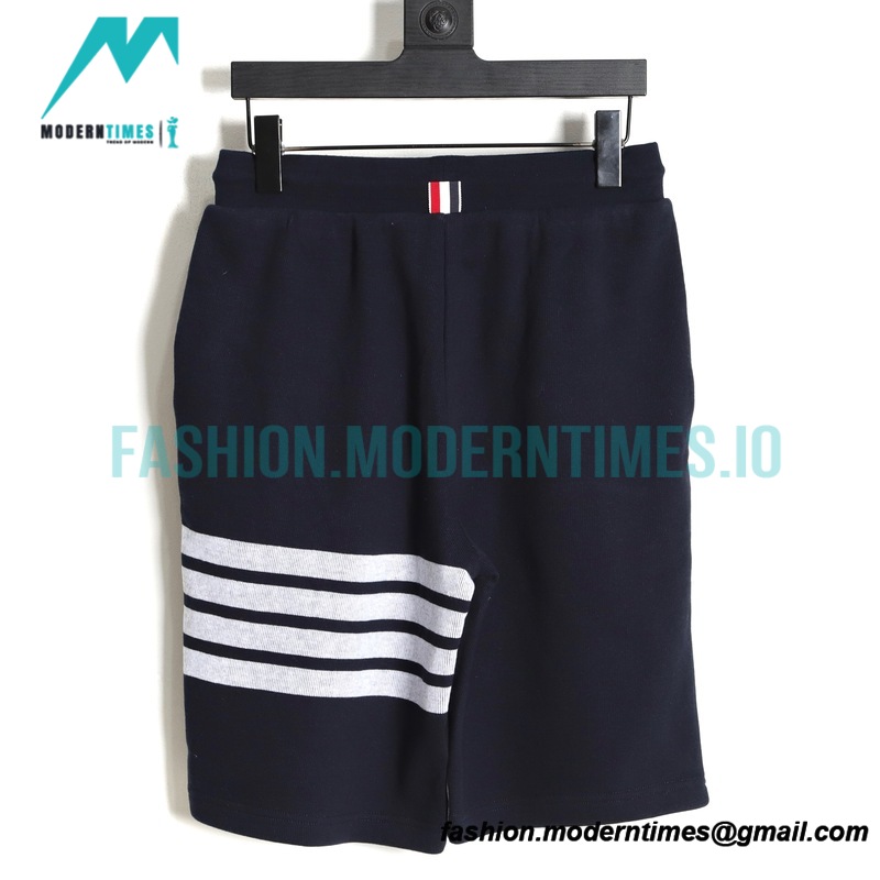 Thomas Browne - Knitted four-bar Shorts Pants
