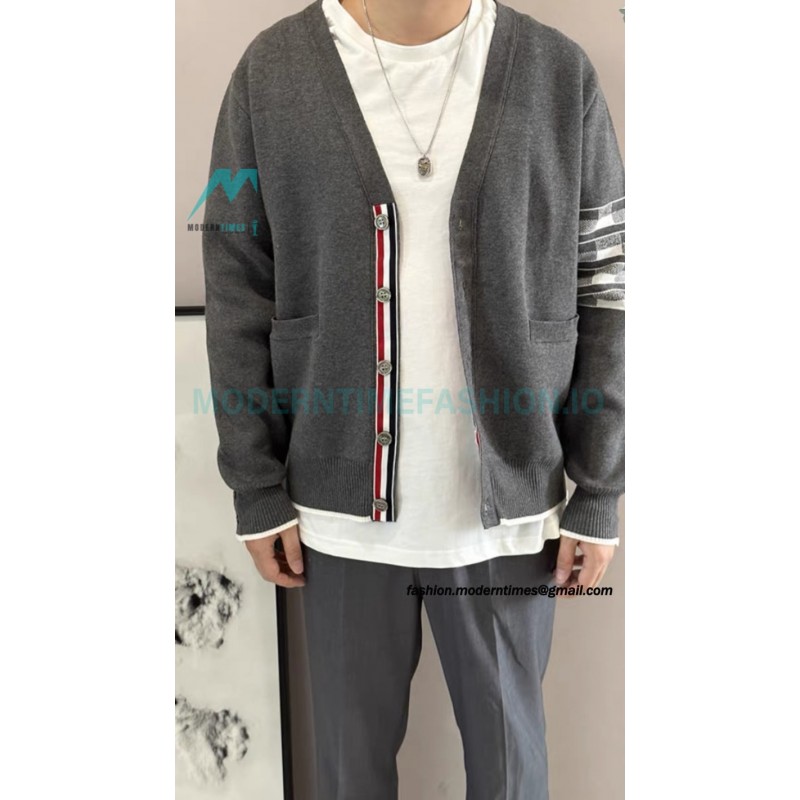 Thom Browne - 23FW Check Dachshund Cardigan Sweater