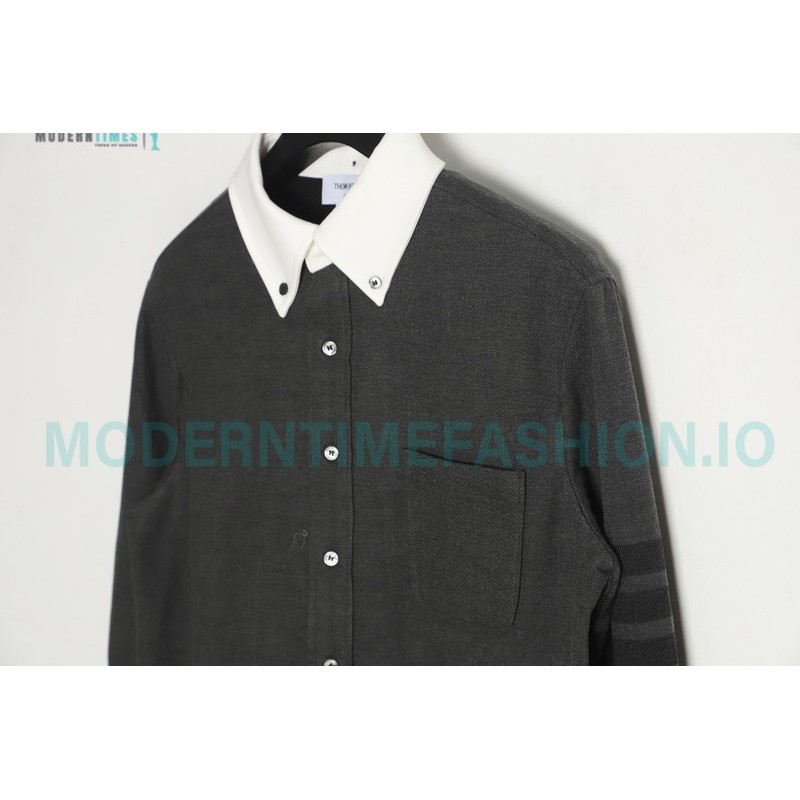 Thom Browne - 23 New Patchwork Wool Shirt Jacket