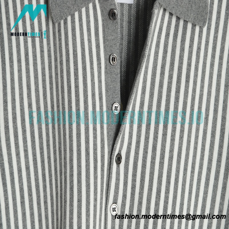  Thom Browne - 22ss Striped Shorts Polo Shirts