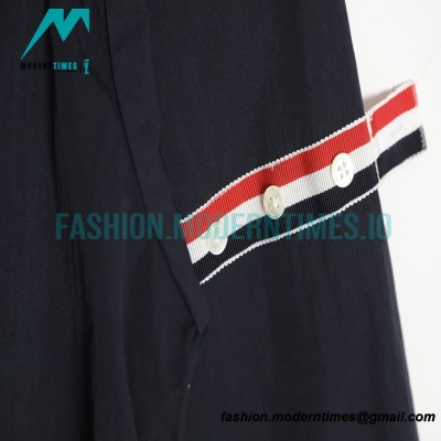 Thom Browne - Long-sleeved Three-color Shirt