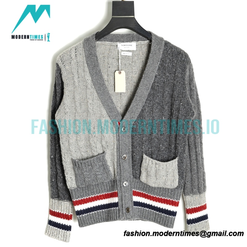 Thom Browne - 21FW Heavy Knit Cardigan Sweatershirt