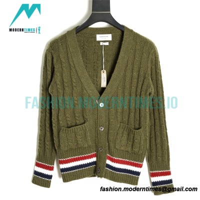 Thom Browne - 21FW Heavy Knit Cardigan Sweatershirt