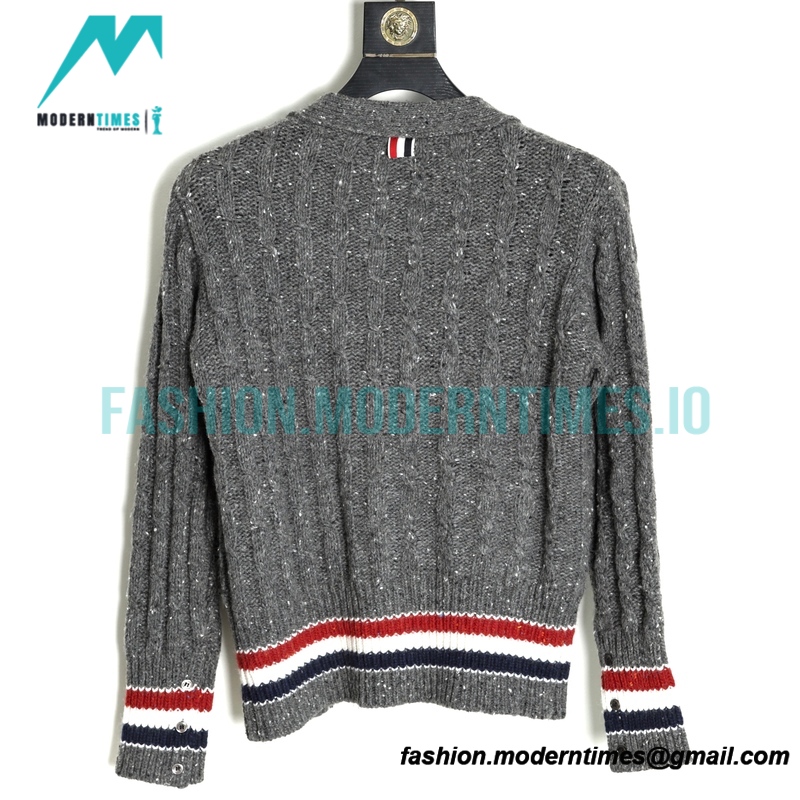 Thom Browne - 21FW Heavy Knit Cardigan Sweatershirt