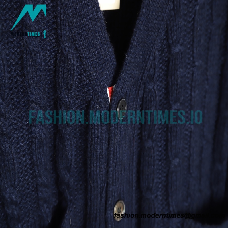 Thom Browne - 21FW Heavy Knit Cardigan Sweatershirt