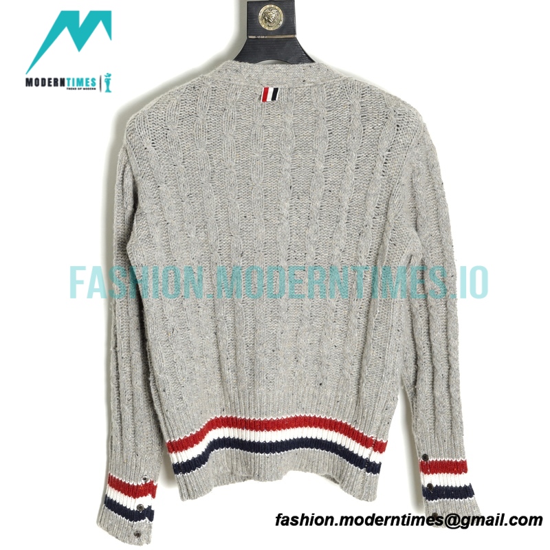 Thom Browne - 21FW Heavy Knit Cardigan Sweatershirt