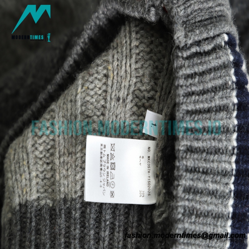Thom Browne - 21FW Heavy Knit Cardigan Sweatershirt