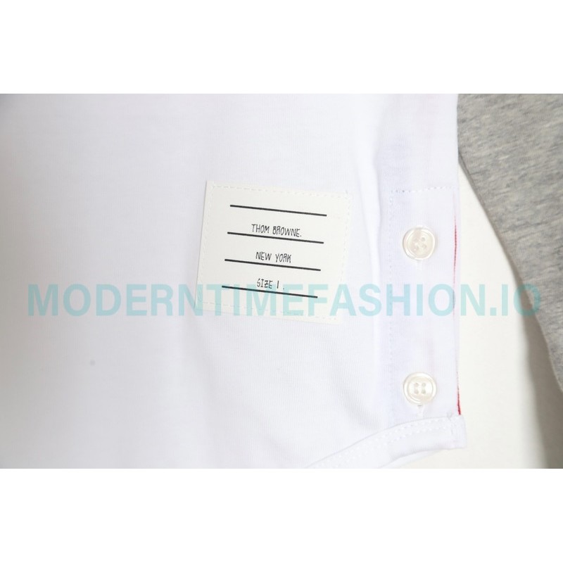 Thom Browne - Classic Patchwork Yarn-dyed Crewneck Long Sleeve