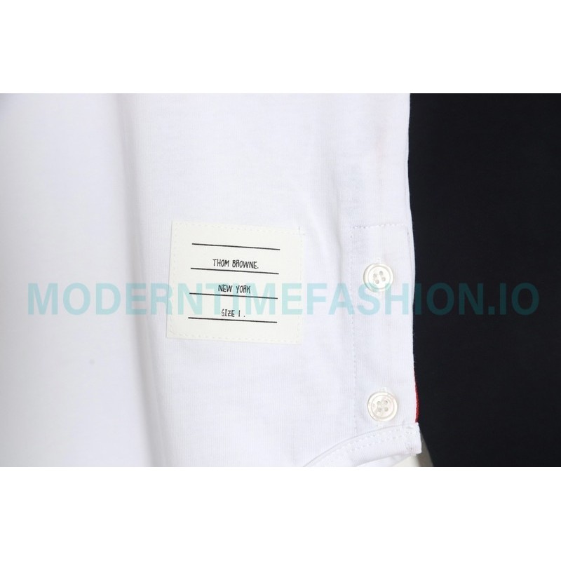 Thom Browne - Classic Patchwork Yarn-dyed Crewneck Long Sleeve