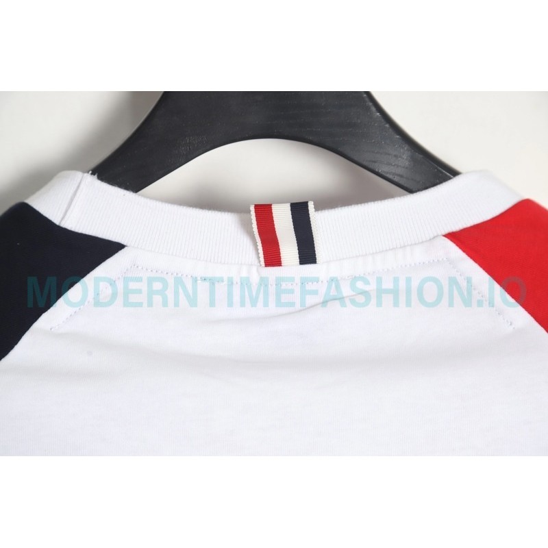 Thom Browne - Classic Patchwork Yarn-dyed Crewneck Long Sleeve