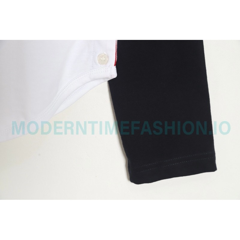 Thom Browne - Classic Patchwork Yarn-dyed Crewneck Long Sleeve