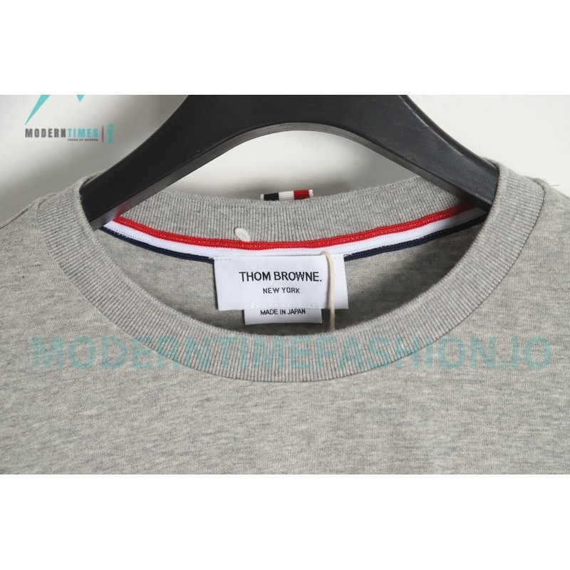 Thom Browne - Four-bar Crewneck Long Sleeves