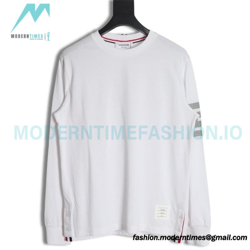 Thom Browne - Four-bar Crewneck Long Sleeves