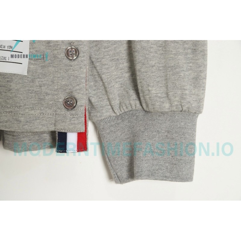 Thom Browne - Four-bar Crewneck Long Sleeves