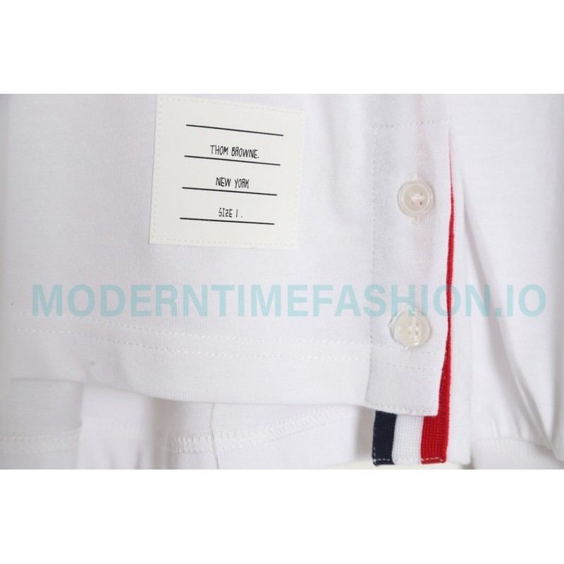 Thom Browne - Four-bar Crewneck Long Sleeves