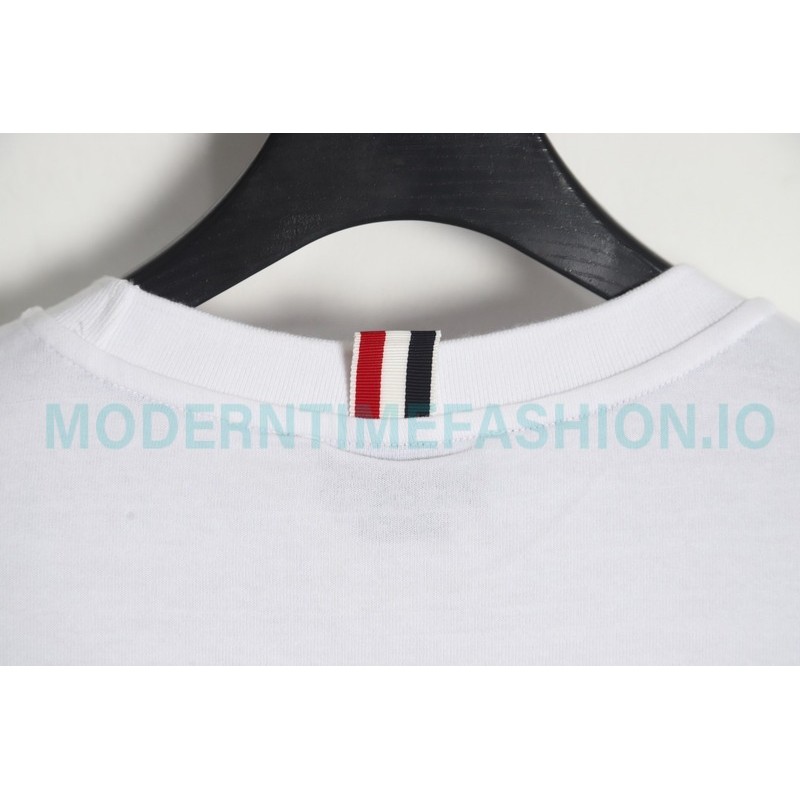 Thom Browne - Four-bar Crewneck Long Sleeves