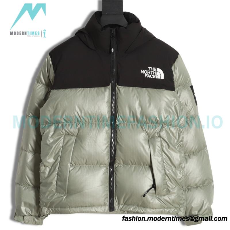 The North Face - 23FW Novelty Nuptse 1996 Bright Top Cuffs Large Check Down Jacket