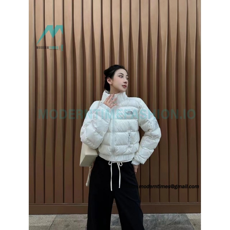 The North Face - 23FW Rusta Women High-waisted Check Short Spliced Down Jacket