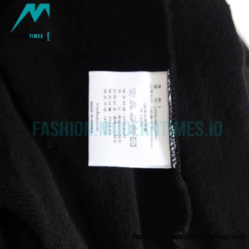 Undermycar -23FW New World Pop-store Wash Destruction Hoodie