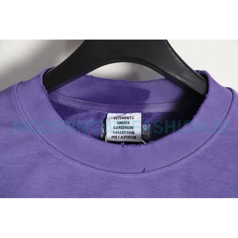 Vetements - 23SS Tie-dye Gradient Wash Vintage Crew-neck Hoodie